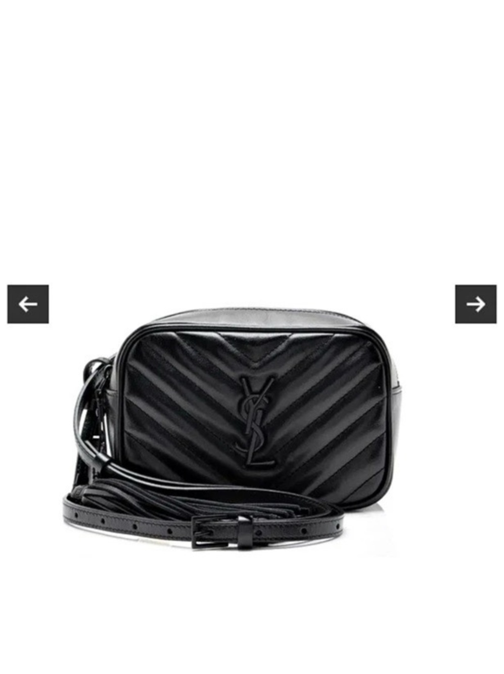Saint Laurent Lou belt Bag in Quilted Leather